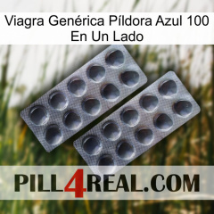 Viagra Genérica Píldora Azul 100 En Un Lado 31